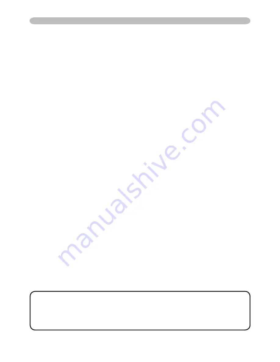 Hitachi CP-X505 series User'S Manual And Operating Manual Download Page 8