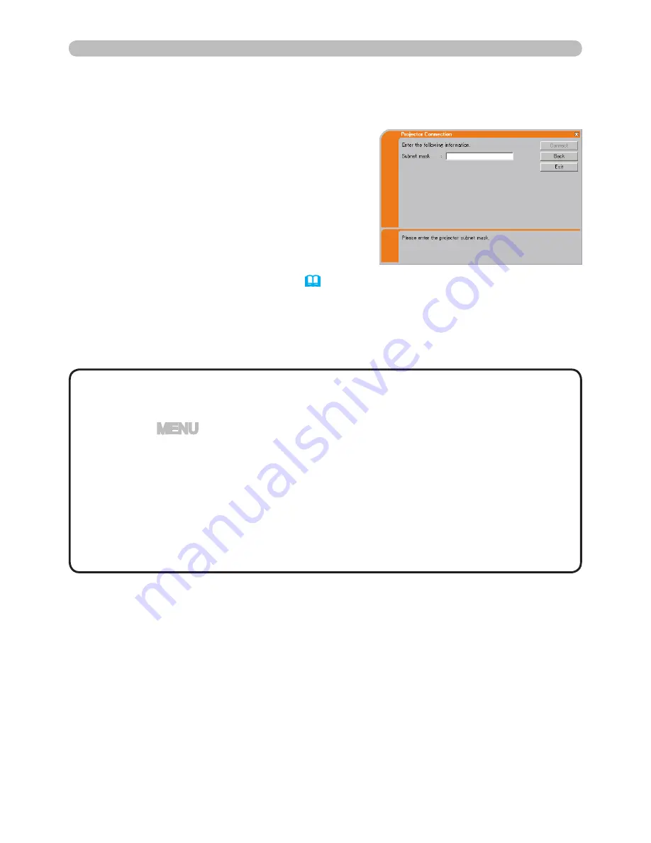 Hitachi CP-X809 Network Manual Download Page 40