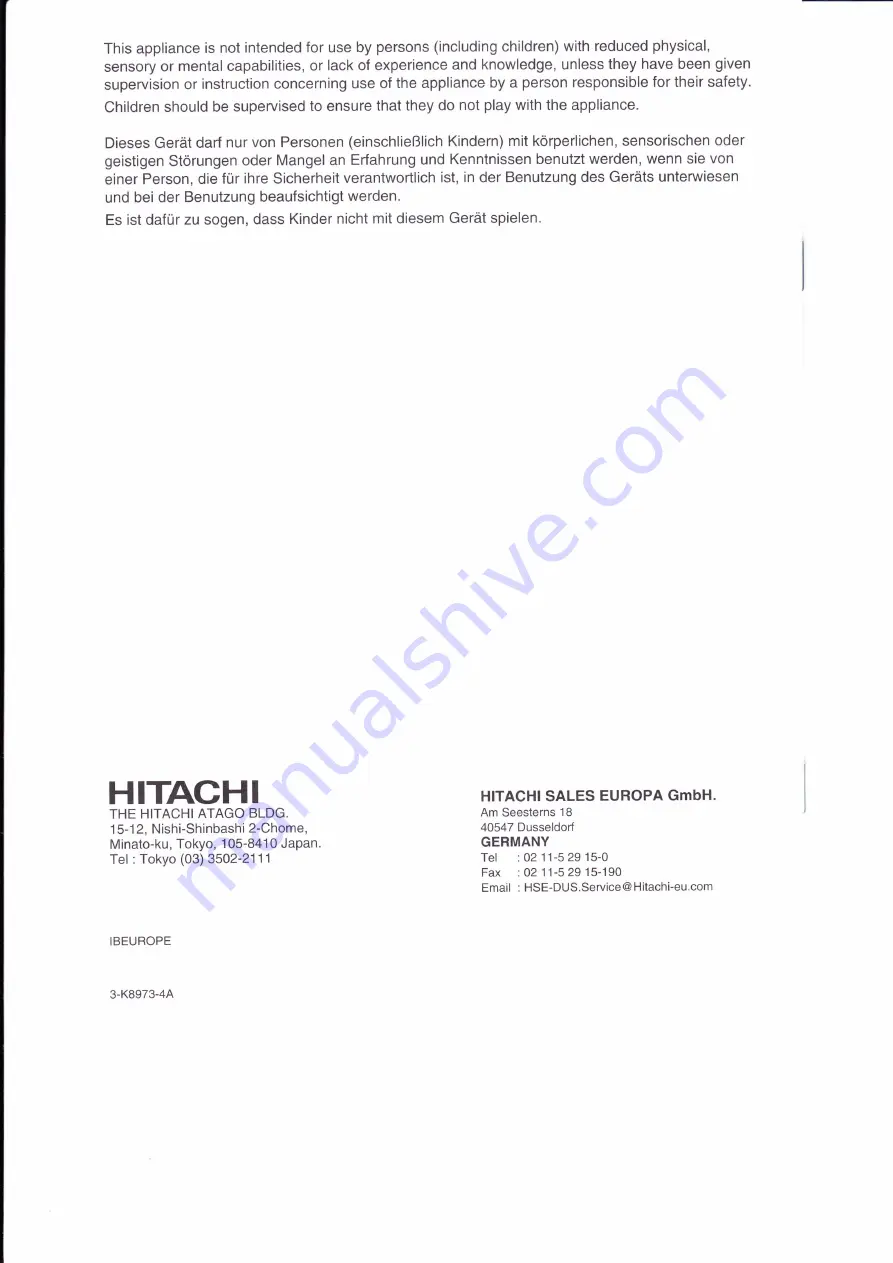 Hitachi CV.300 How To Use Manual Download Page 8