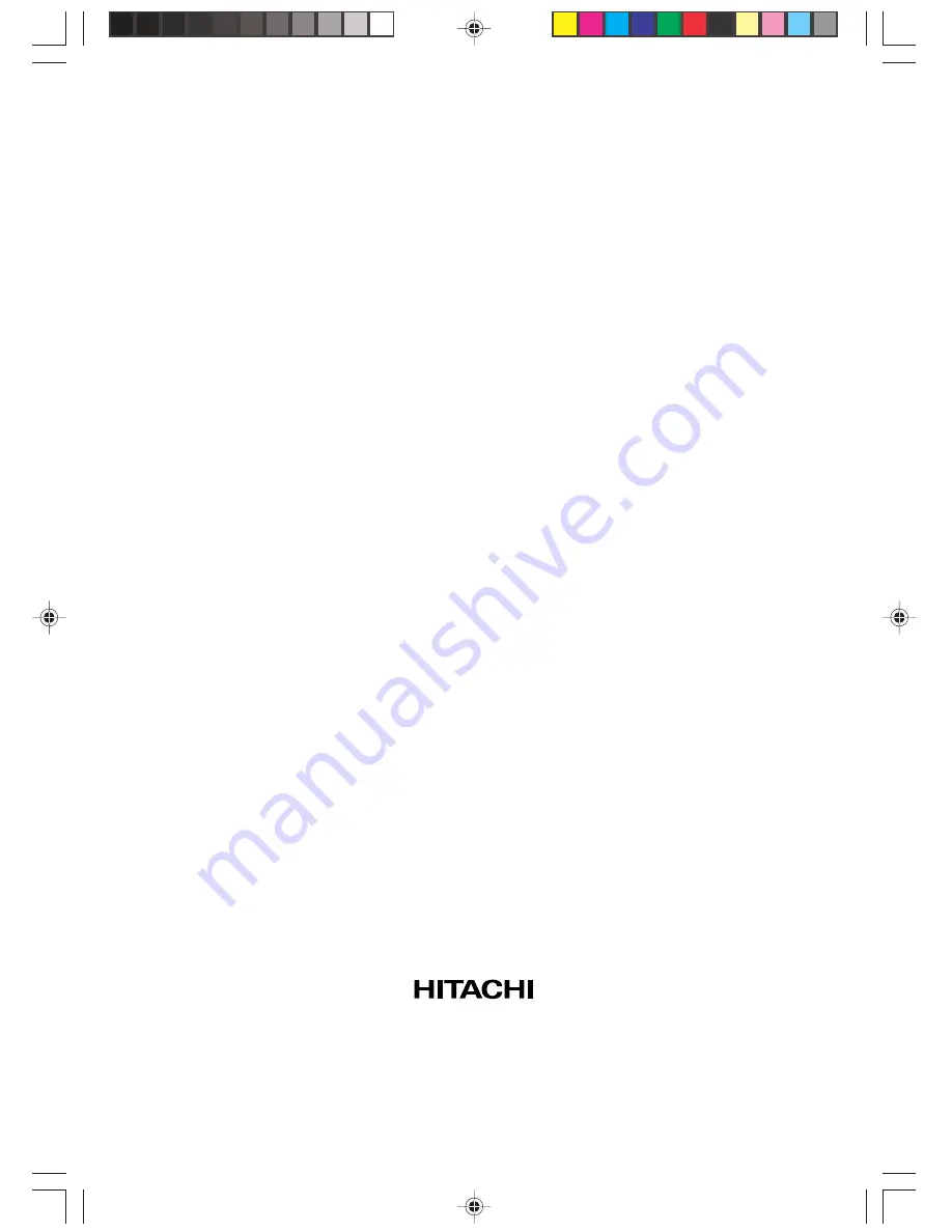 Hitachi CV-S950 Скачать руководство пользователя страница 16