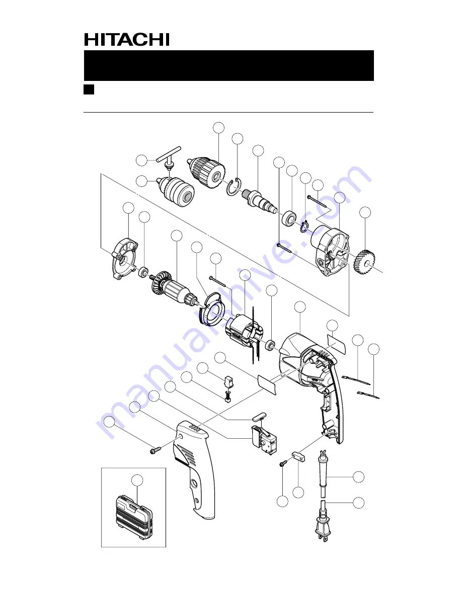 Hitachi D 10VC2 Technical Data And Service Manual Download Page 27