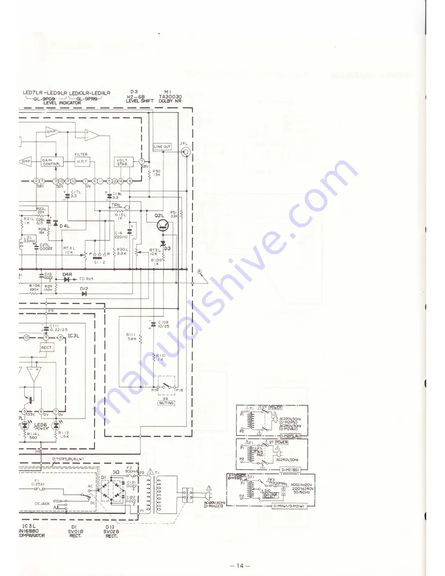 Hitachi D-M1 MKII Service Manual Download Page 14