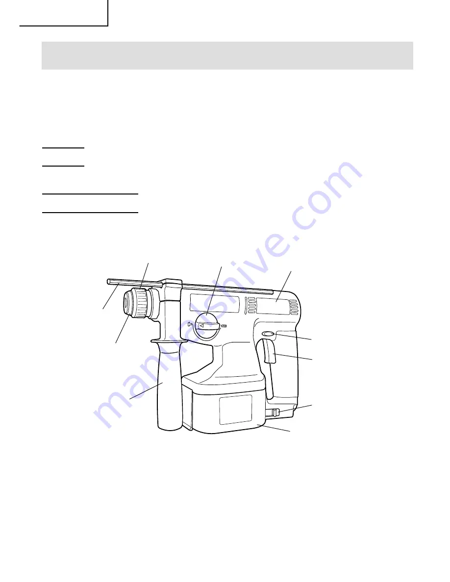 Hitachi DH 20DV Скачать руководство пользователя страница 10