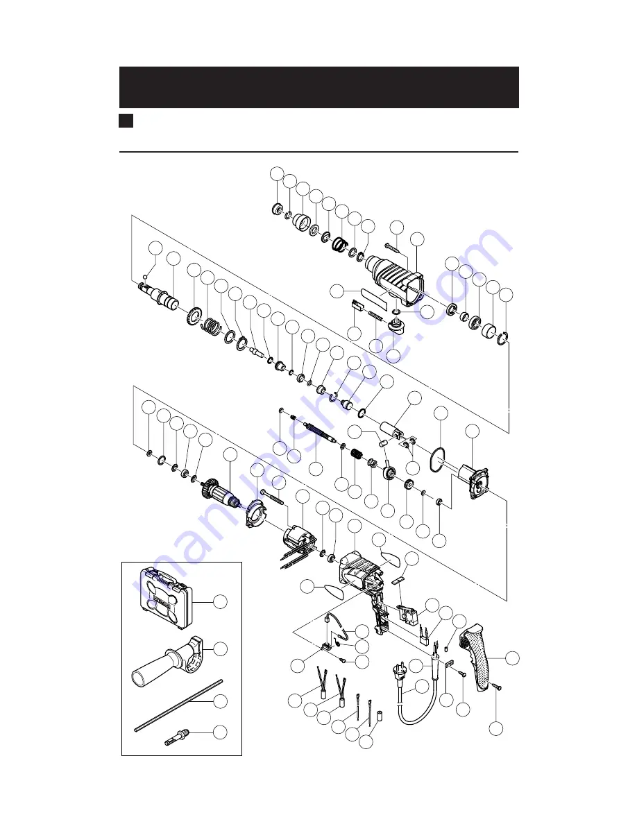 Hitachi DH 22PB Technical Data And Service Manual Download Page 32