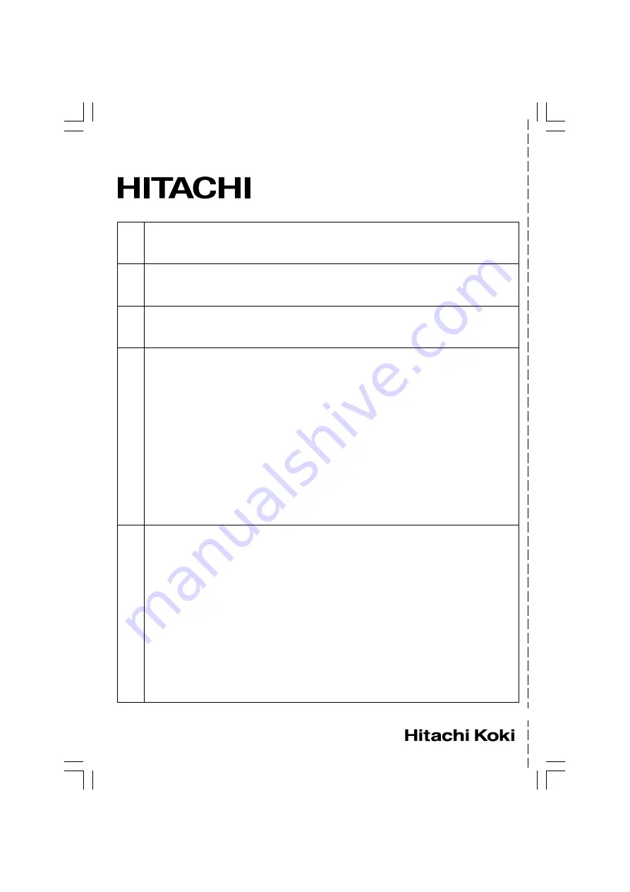 Hitachi DH 24DVA Handling Instructions Manual Download Page 90