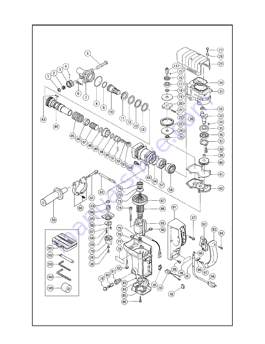 Hitachi DH 40FA Instruction And Safety Manual Download Page 52