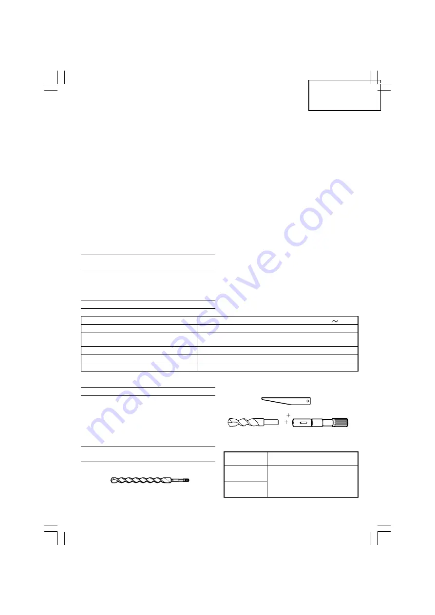 Hitachi DH 40FR Handling Instructions Manual Download Page 19