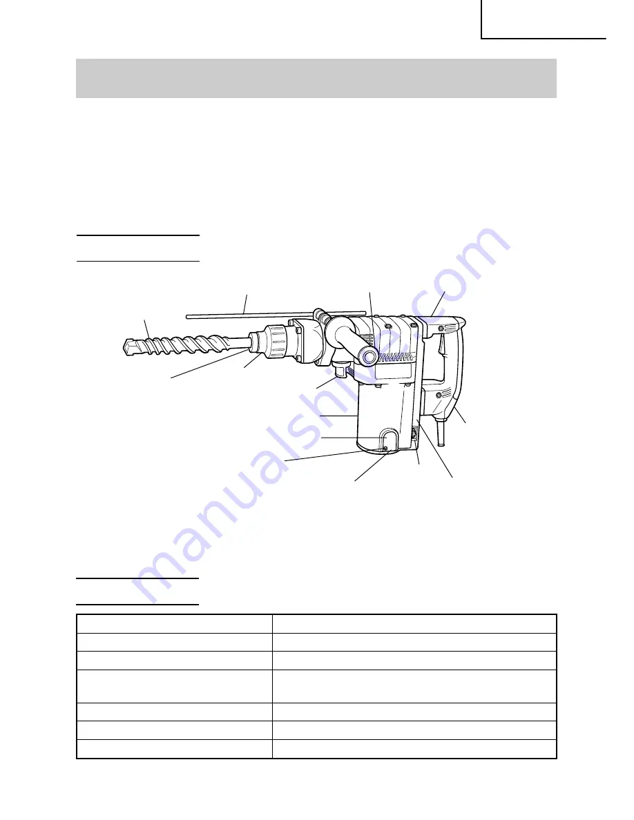 Hitachi DH 50MB Instruction Manual Download Page 9