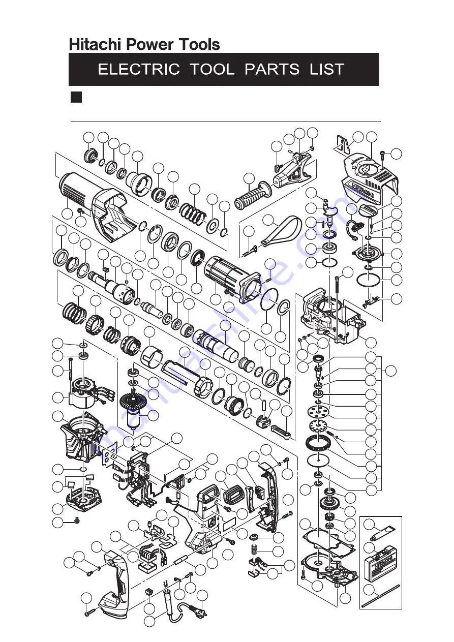 Hitachi DH 52ME Скачать руководство пользователя страница 22