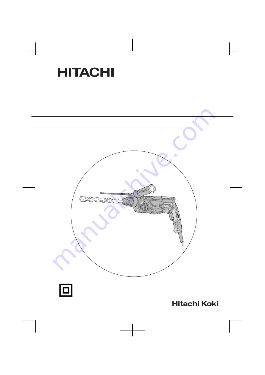 Hitachi DH24PH Скачать руководство пользователя страница 1