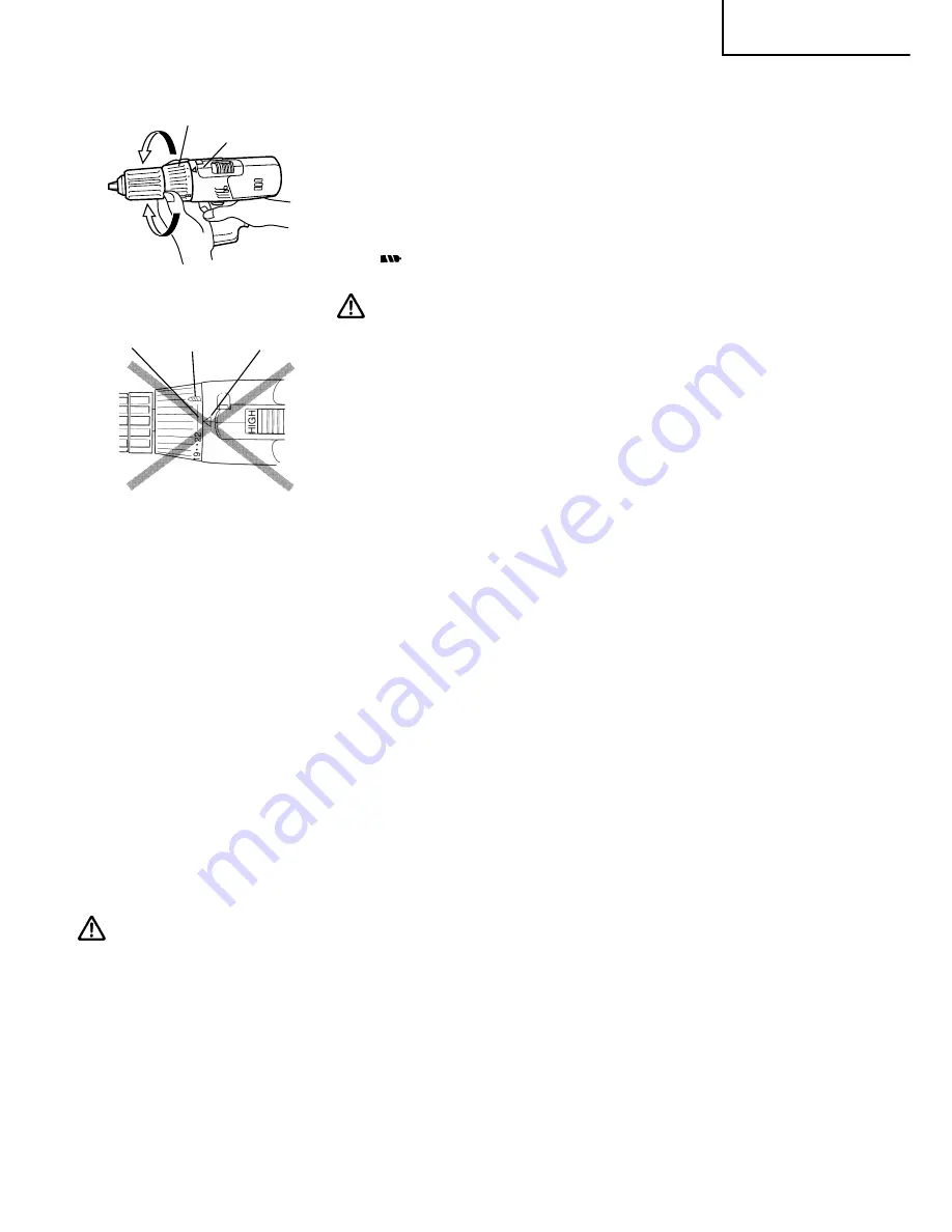 Hitachi DS 14DV Instruction Manual And Safety Instructions Download Page 17