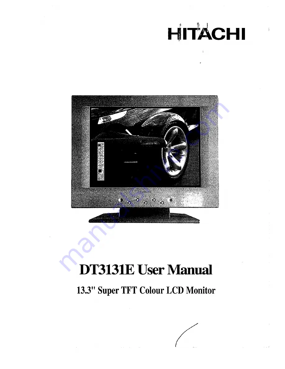 Hitachi DT3131E User Manual Download Page 1