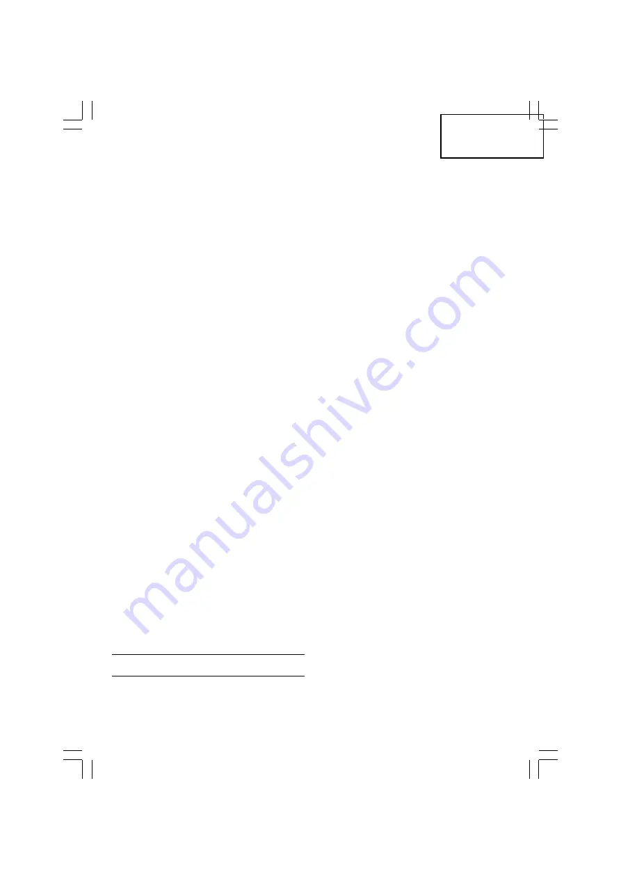 Hitachi DV 14DBL Handling Instructions Manual Download Page 37