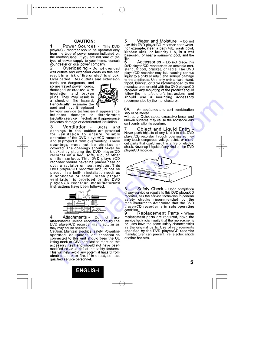 Hitachi DV-P313U Instruction Manual Download Page 5