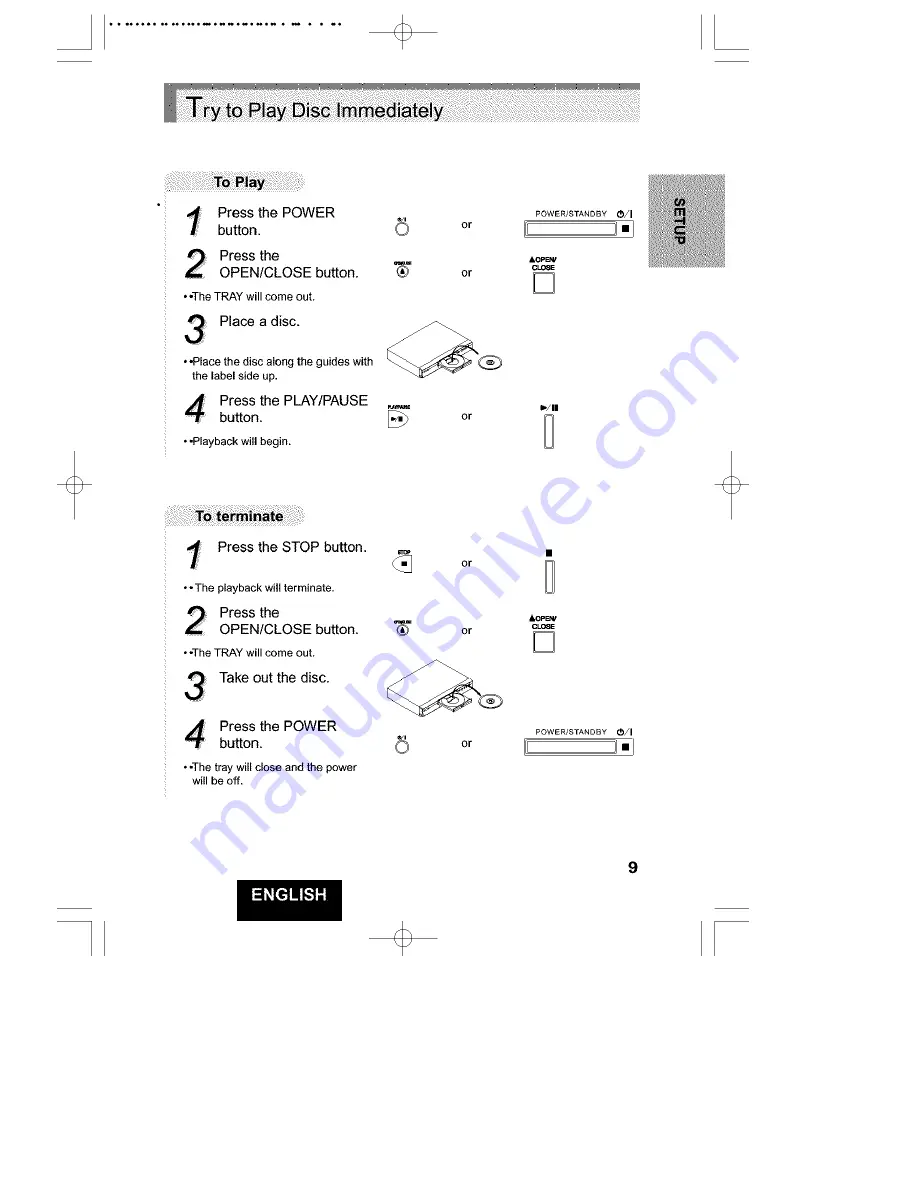 Hitachi DV-P313U Instruction Manual Download Page 9