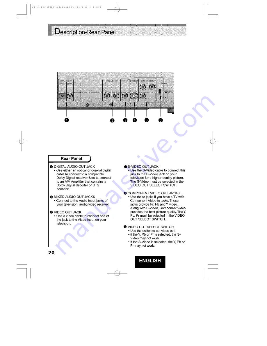 Hitachi DV-P313U Instruction Manual Download Page 20