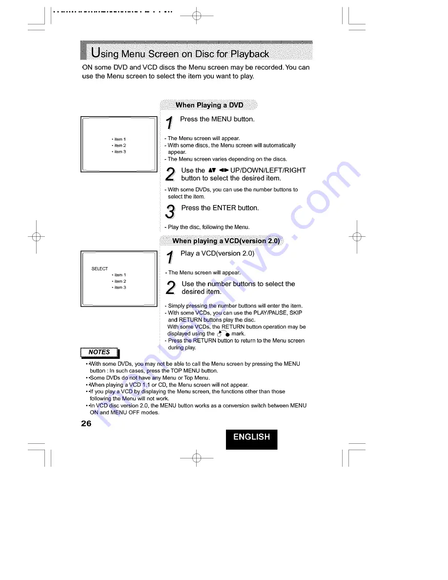 Hitachi DV-P313U Instruction Manual Download Page 26