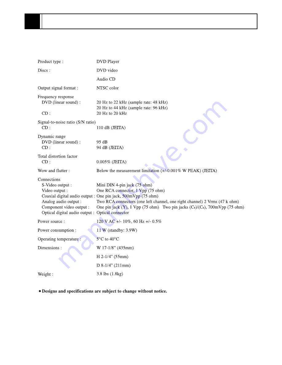 Hitachi DV-P533U Скачать руководство пользователя страница 9