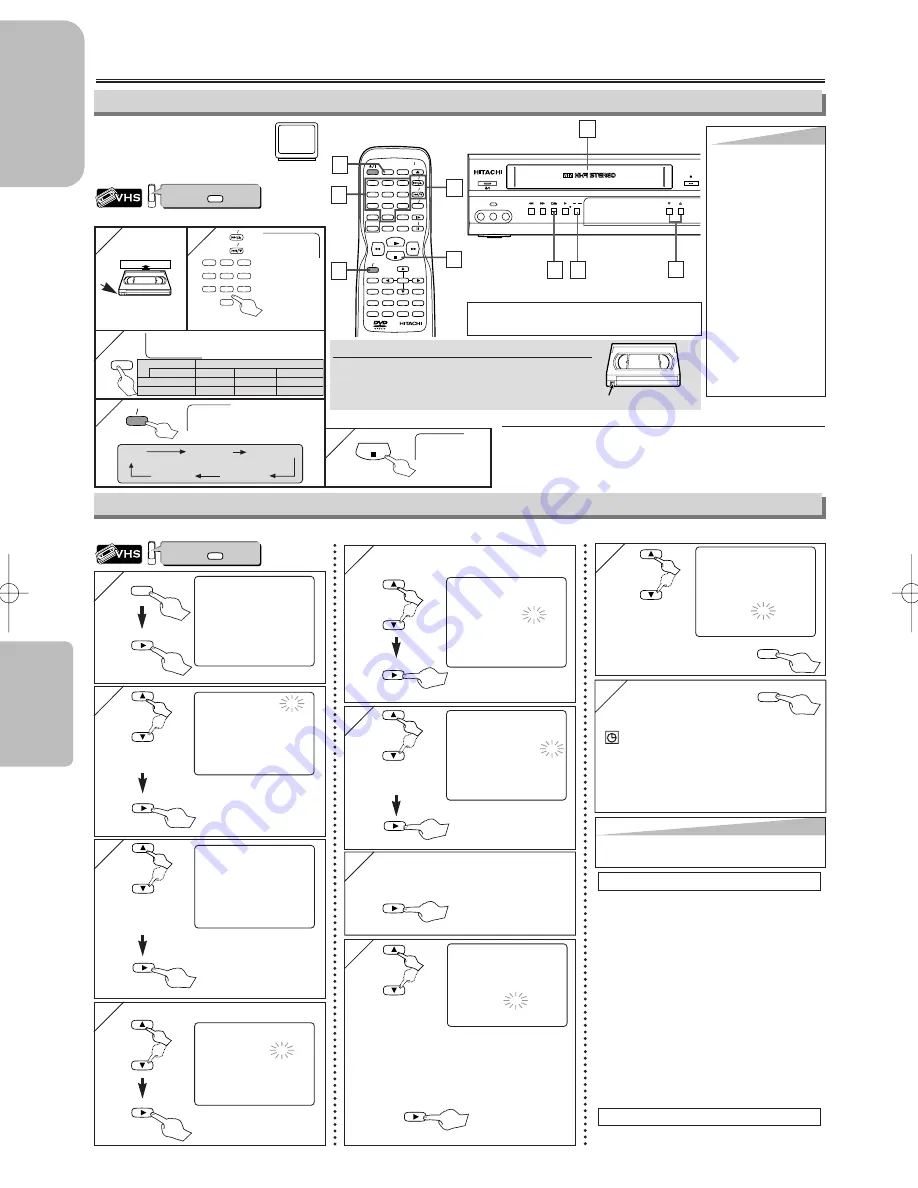 Hitachi DV-PF35U Скачать руководство пользователя страница 14