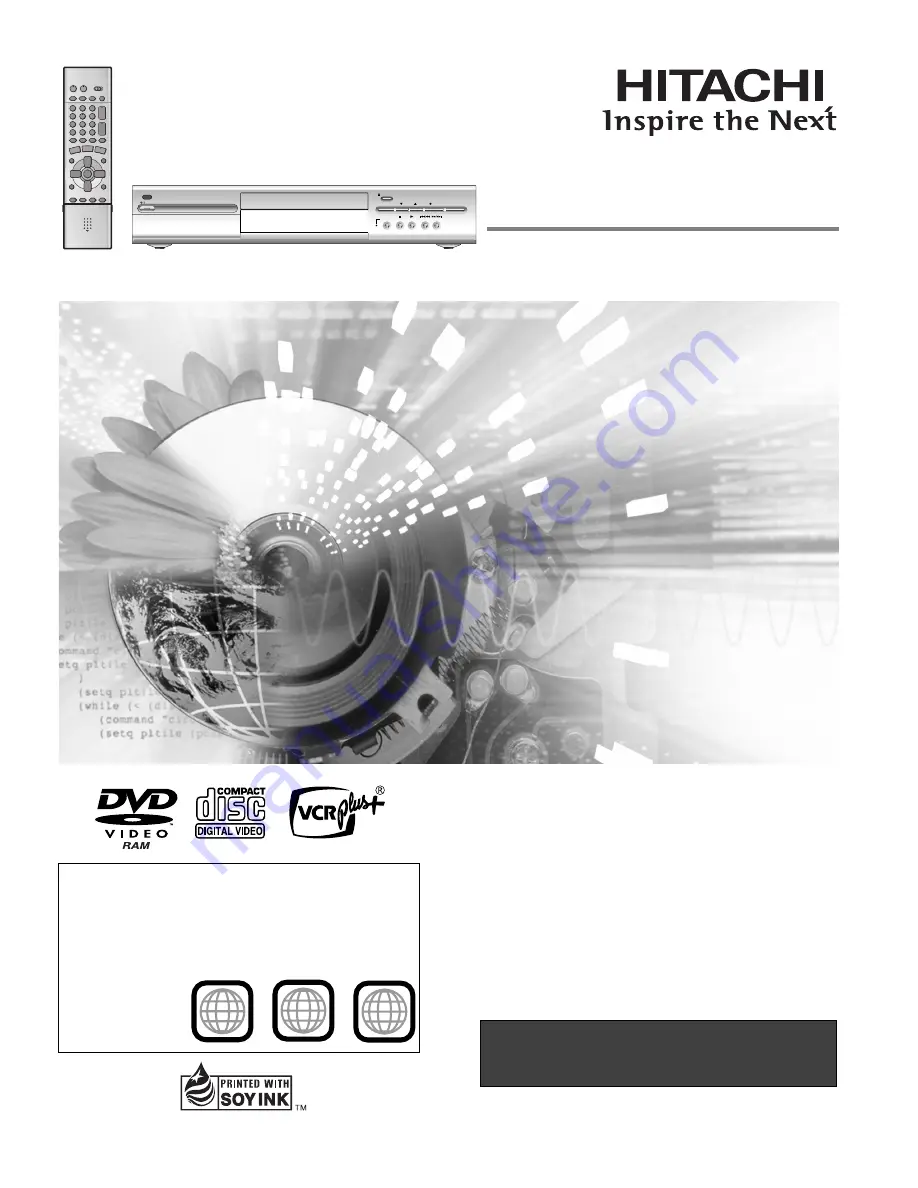 Hitachi DV-RX5000U Operating Instructions Manual Download Page 1