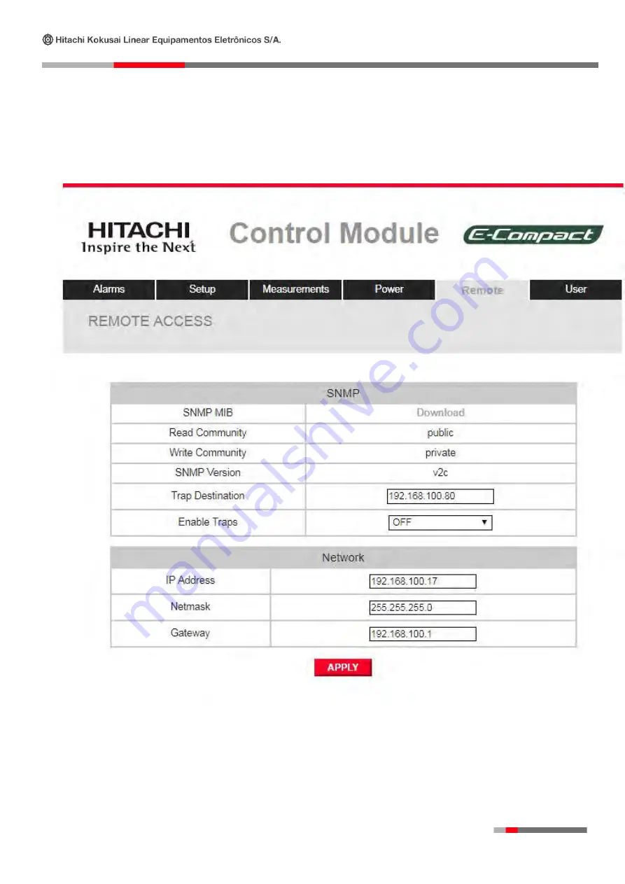 Hitachi E-Compact Medium Power Series Operation Manual Download Page 99