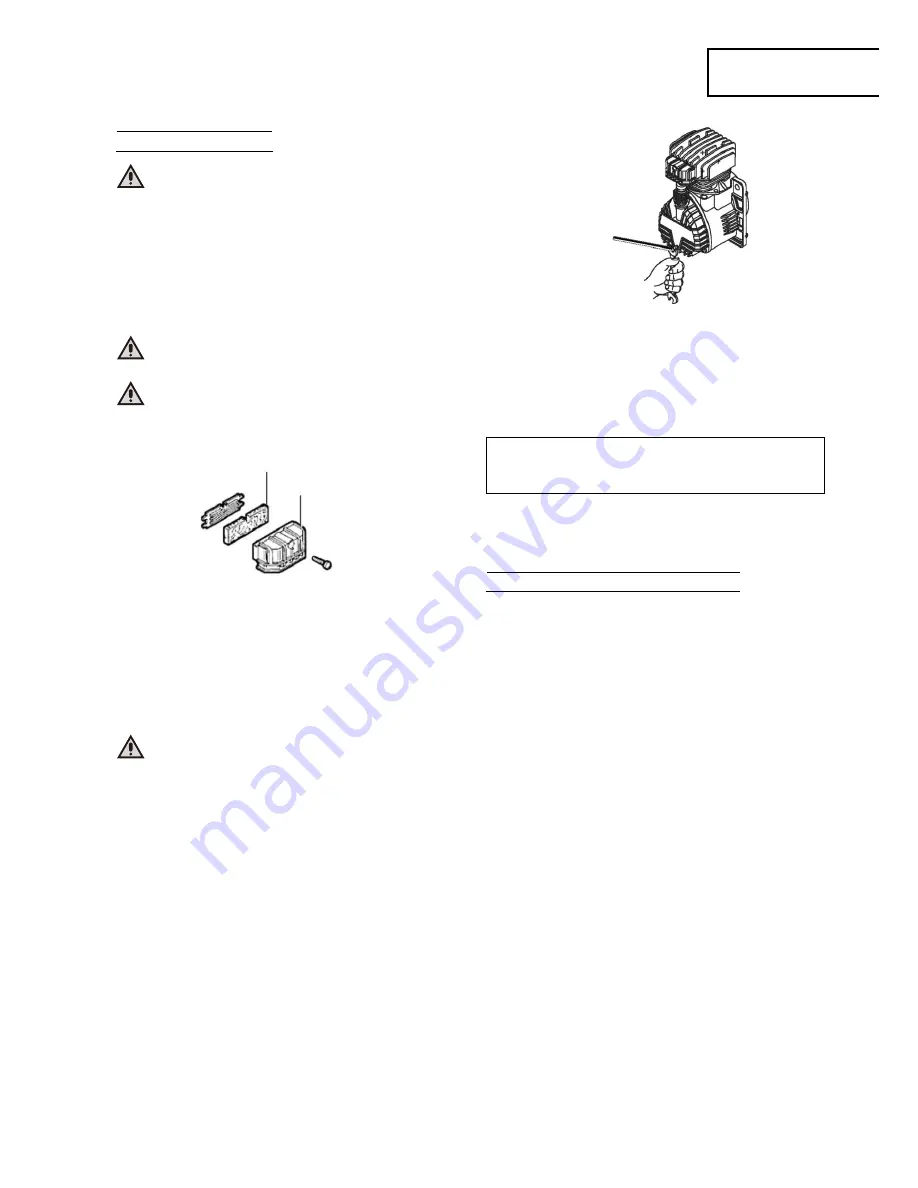 Hitachi EC1110 Instruction Manual And Safety Instructions Download Page 31