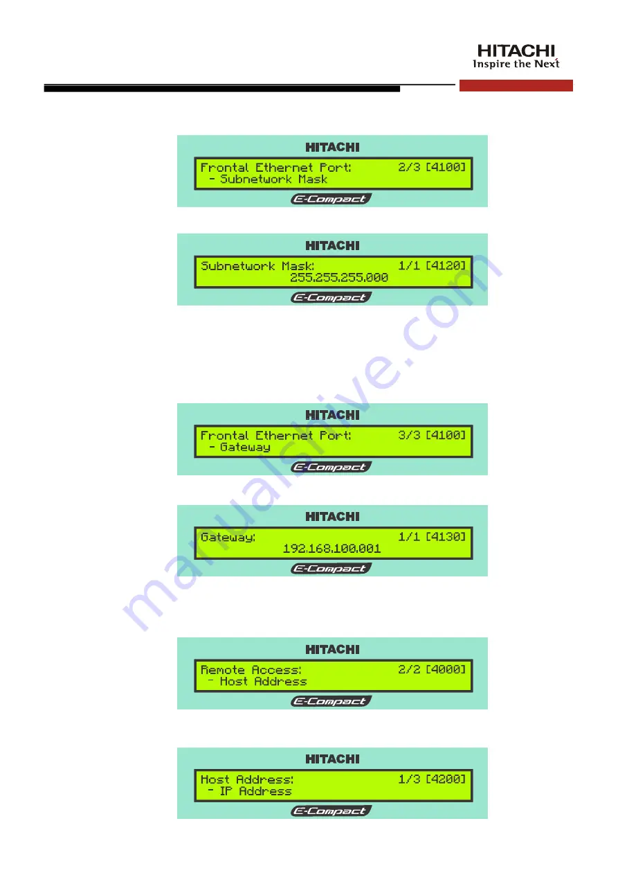 Hitachi EC701HP Operation Manual Download Page 124