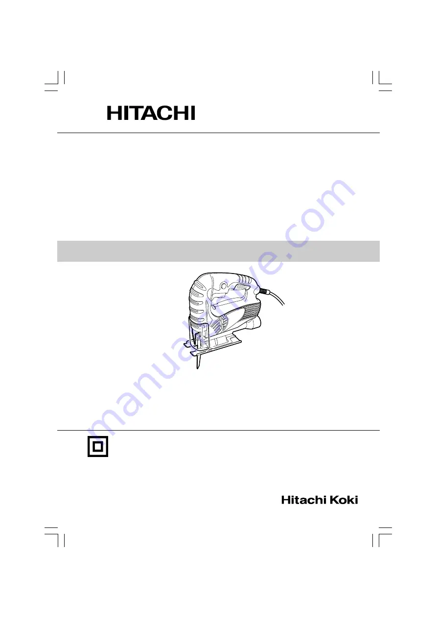 Hitachi FCJ 65S3 Handling Instructions Manual Download Page 1