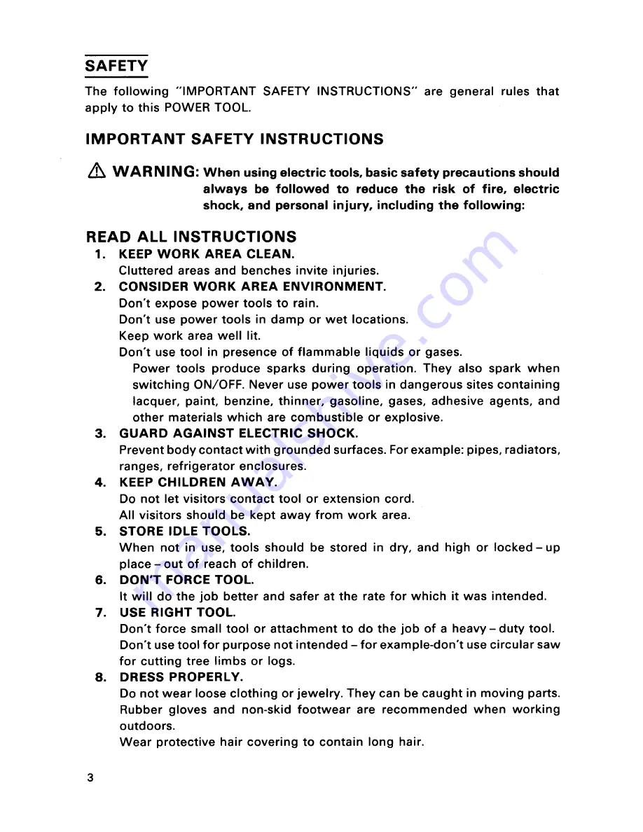 Hitachi FDV 12V Instruction Manual Download Page 4