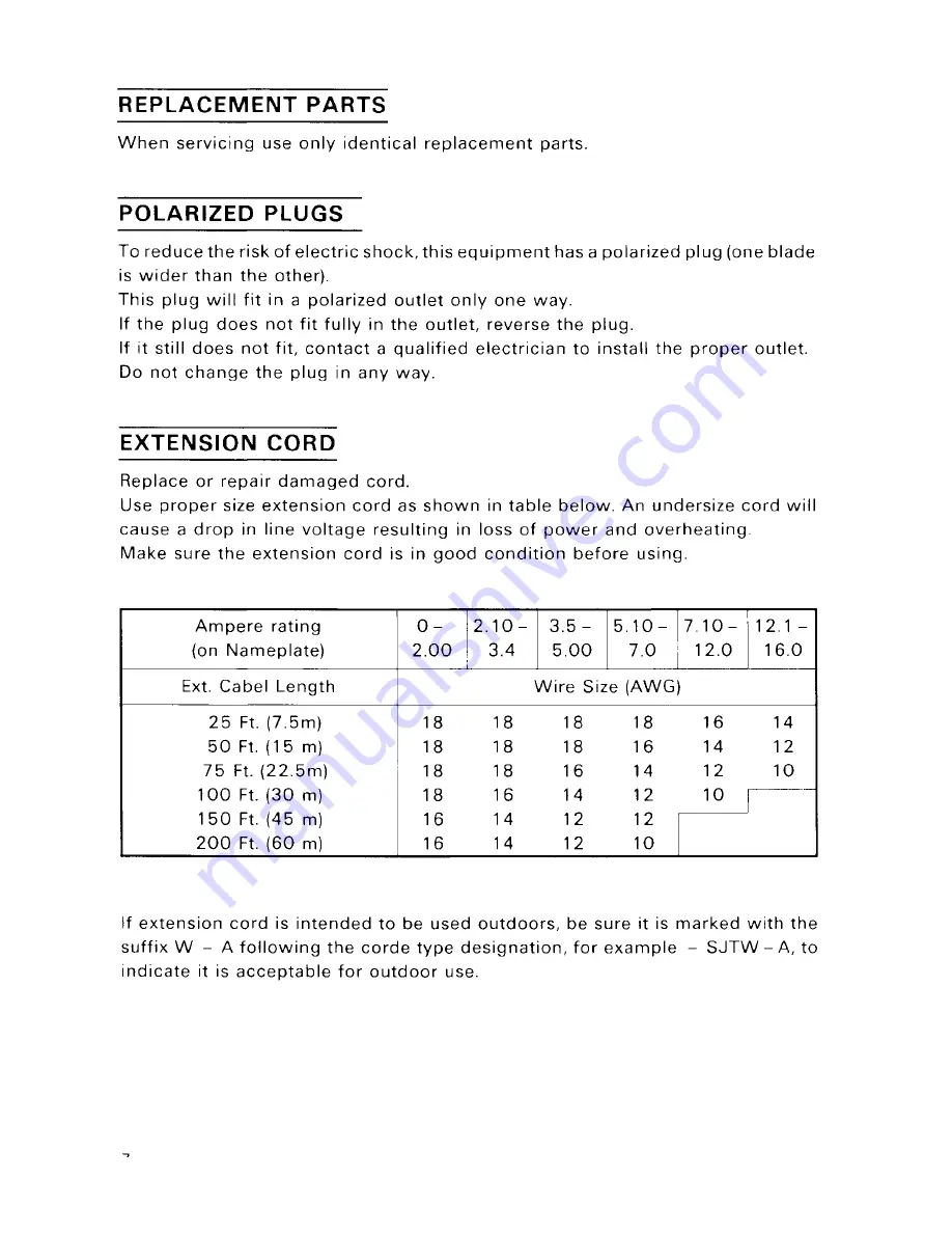 Hitachi FDV 12V Instruction Manual Download Page 8