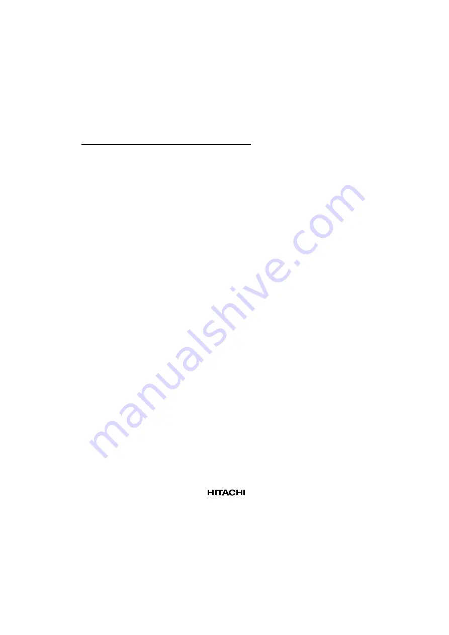 Hitachi FP-64E User Manual Download Page 1