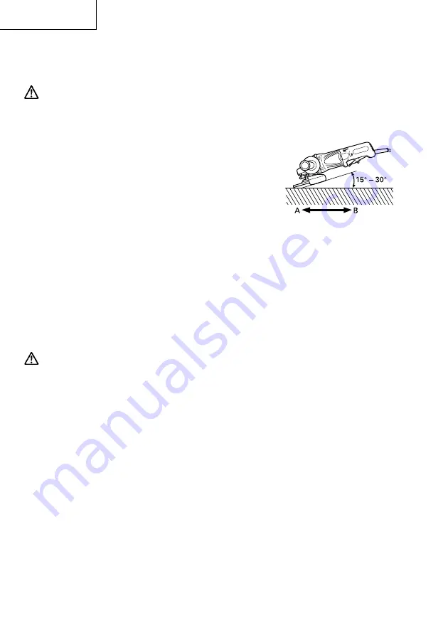 Hitachi G 12SE2 Safety Instructions And Instruction Manual Download Page 28