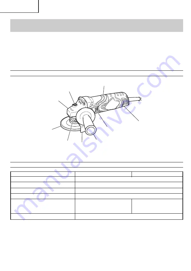 Hitachi G10SR3 User Manual Download Page 16