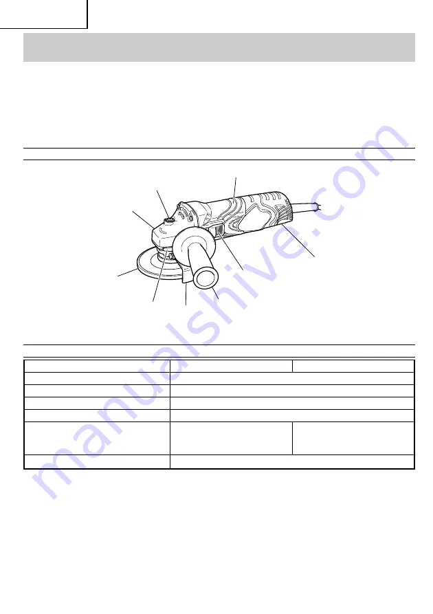 Hitachi G10SR3 User Manual Download Page 26