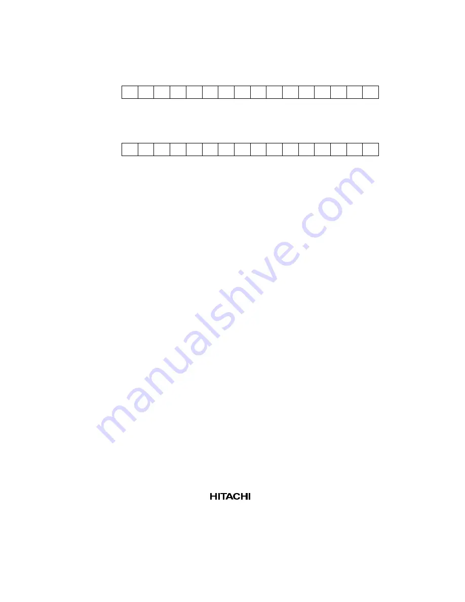 Hitachi HD64411 Q2 User Manual Download Page 161