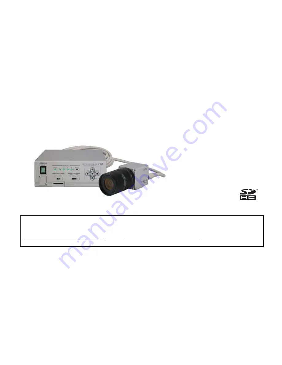 Hitachi HV-HD201 Operation Manual Download Page 1