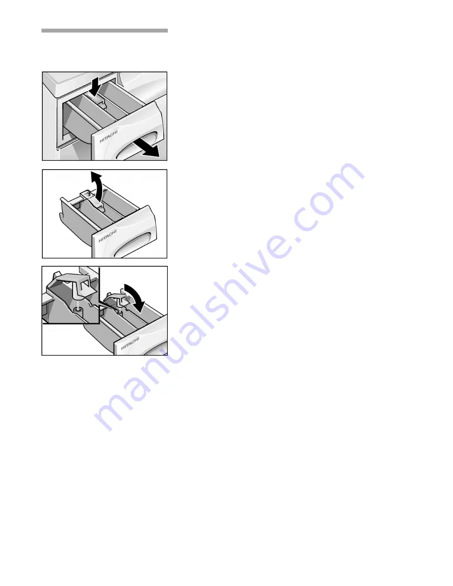 Hitachi HWF-800X Instruction Manual And Installation Instructions Download Page 28