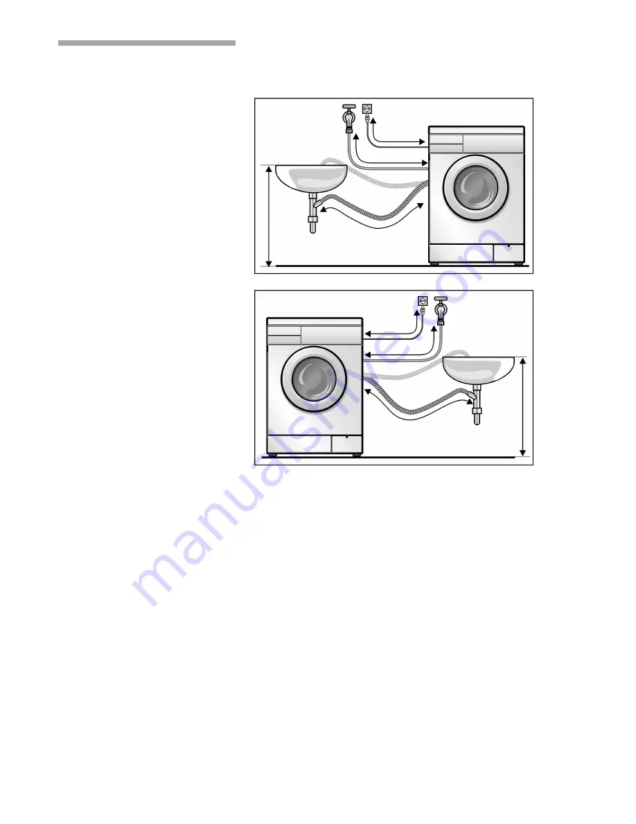 Hitachi HWF-800X Instruction Manual And Installation Instructions Download Page 41