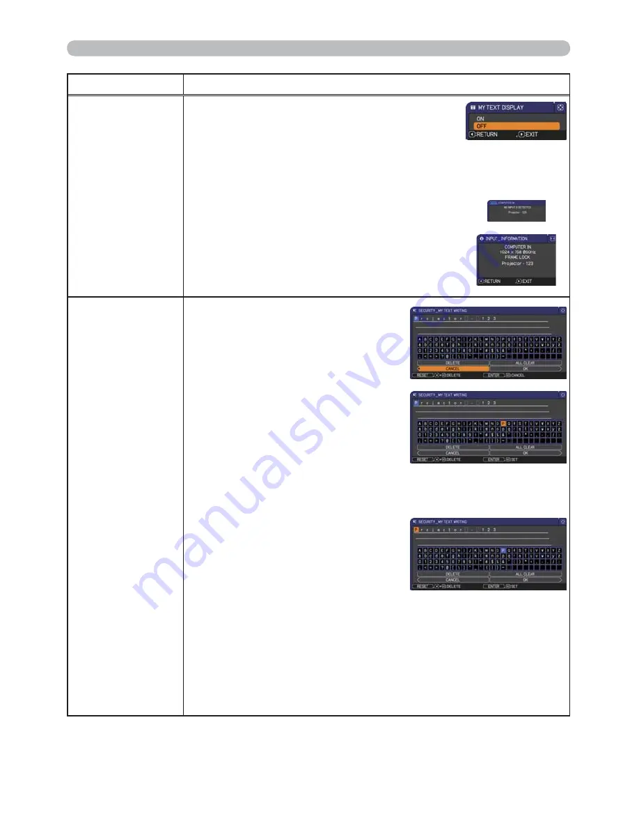 Hitachi Innovate CP-RX78 Operating Manual Download Page 57