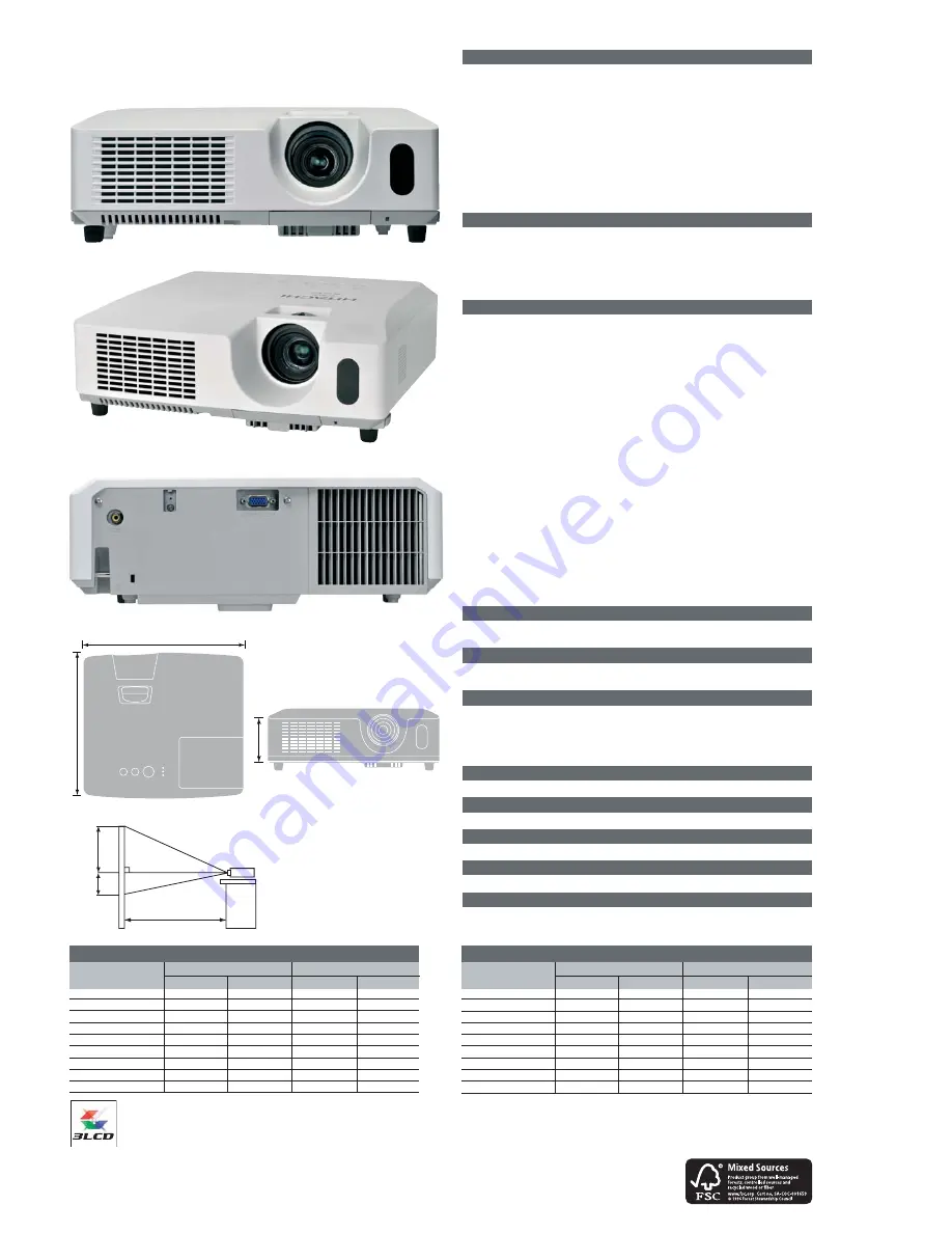 Hitachi Innovate CP-RX78 Скачать руководство пользователя страница 2