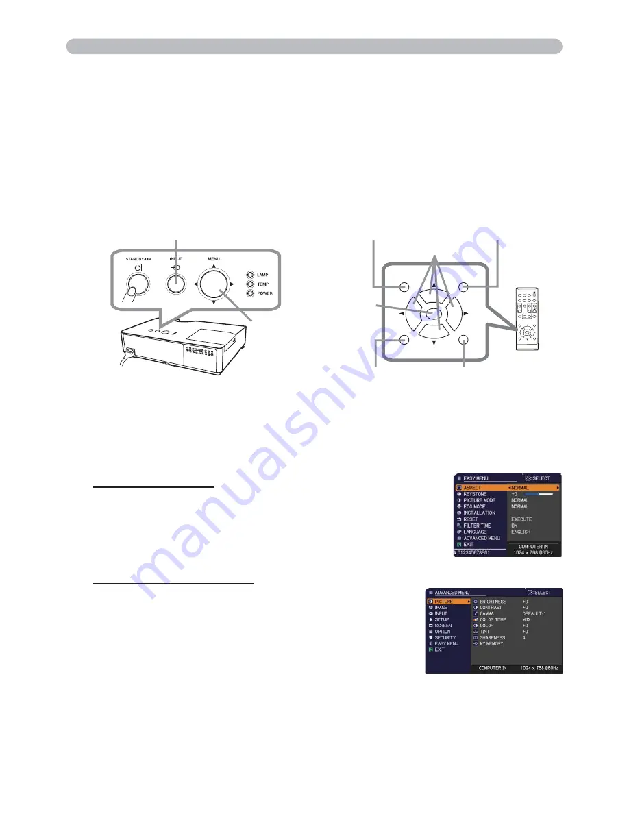 Hitachi Innovate CP-RX93 Скачать руководство пользователя страница 34