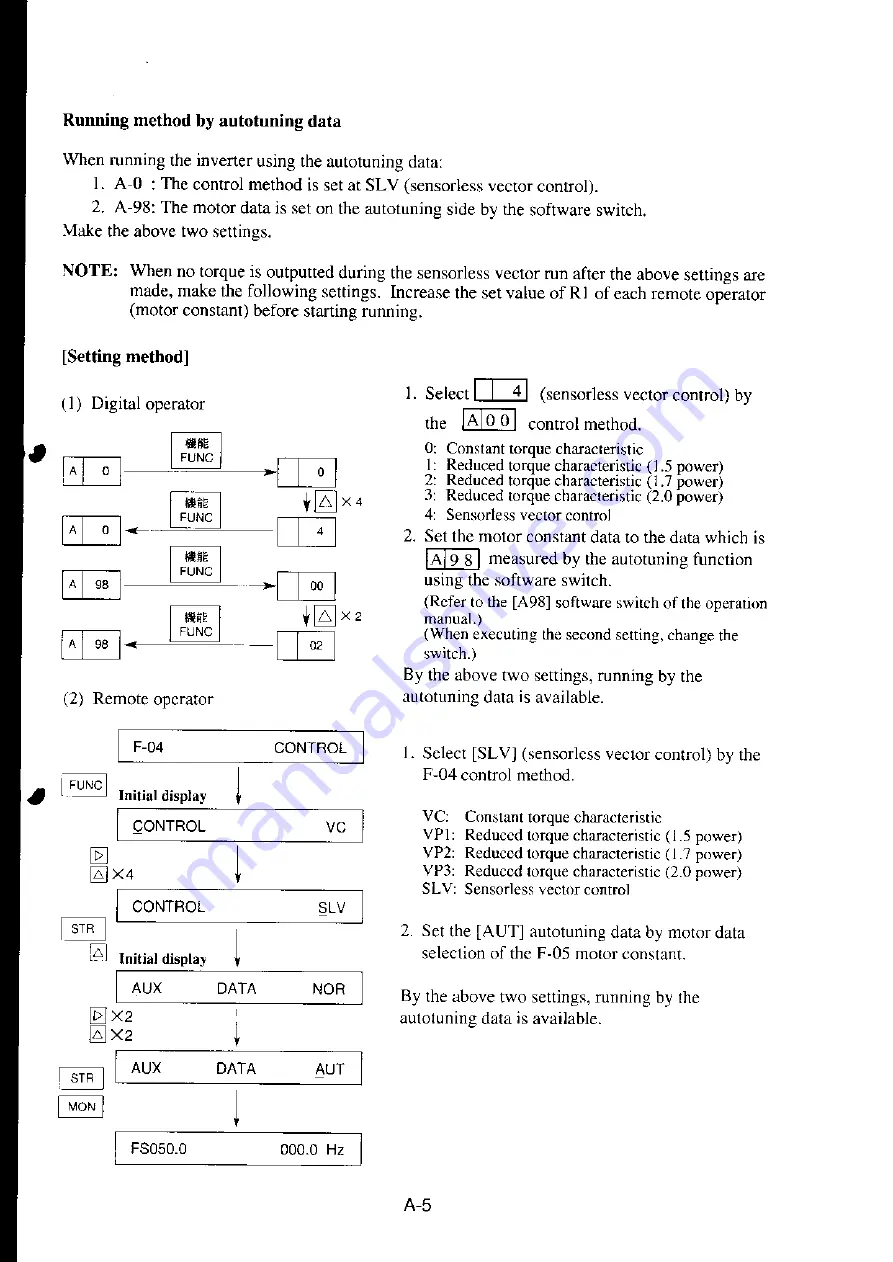 Hitachi J300 E4 Instruction Manual Download Page 117