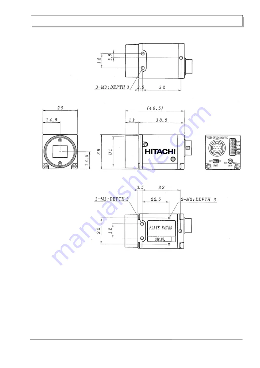 Hitachi KP-F80 Operation Manual Download Page 11