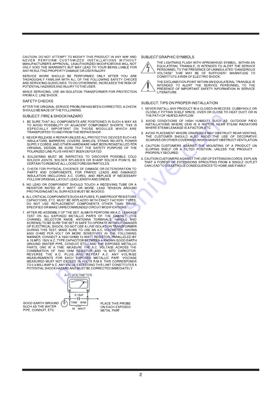 Hitachi L32A102 Service Manual Download Page 2