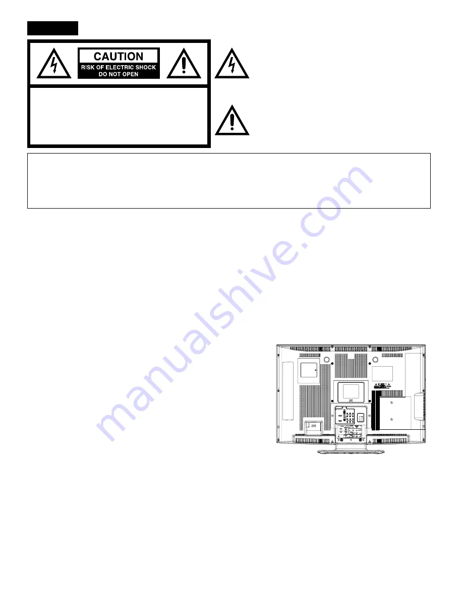 Hitachi L32A104 Owner'S Manual Download Page 2