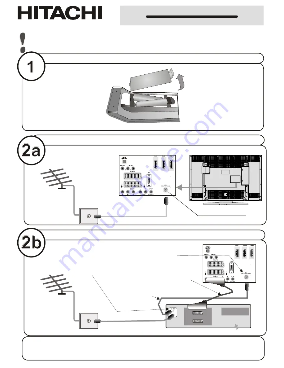 Hitachi L46VN05U Instructions For Use Manual Download Page 2