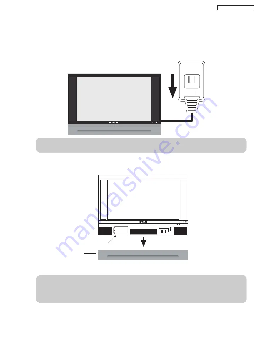 Hitachi LC57 Service Manual Download Page 25