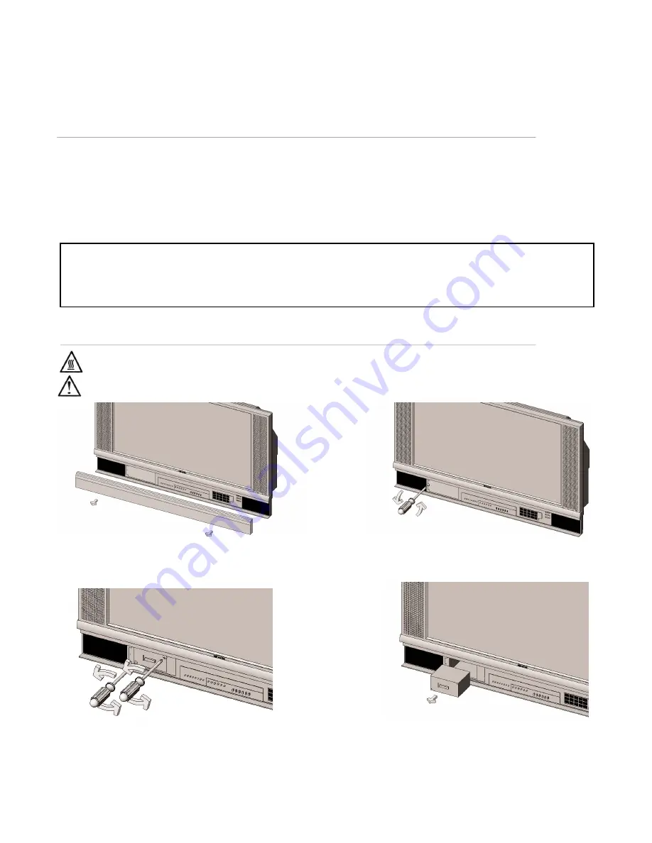 Hitachi LTIP/UX21511 Replacement Instructions Download Page 1