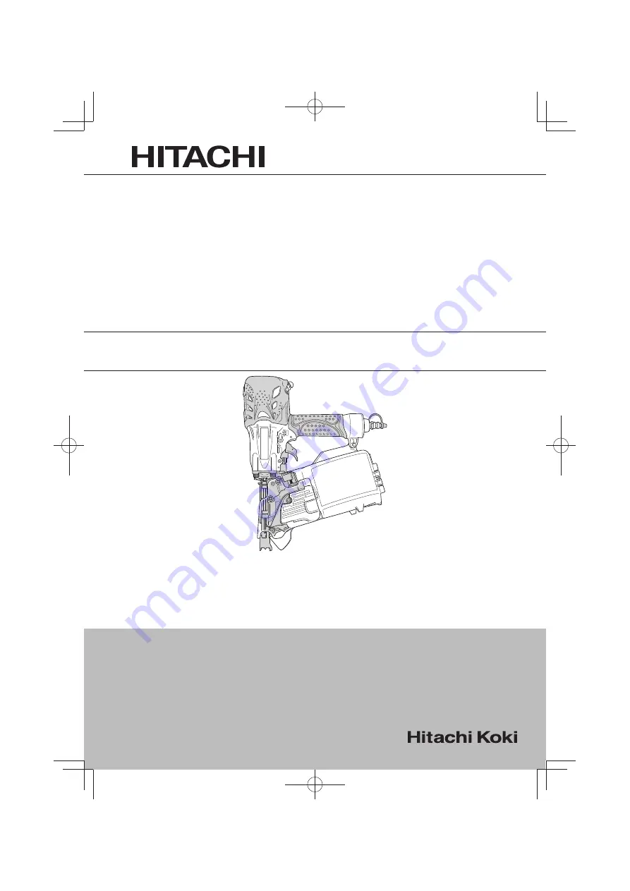 Hitachi NV 90HMC Handling Instructions Manual Download Page 1