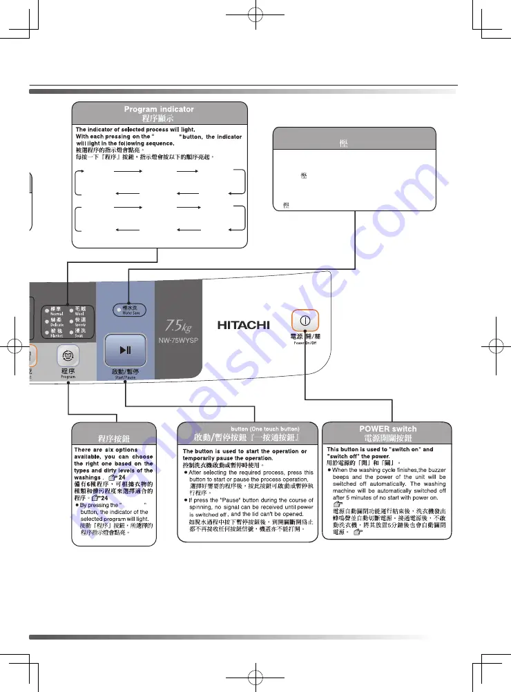 Hitachi NW-70WYS User Manual Download Page 19